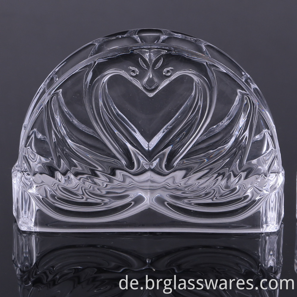 crystal glass napkin holder 1